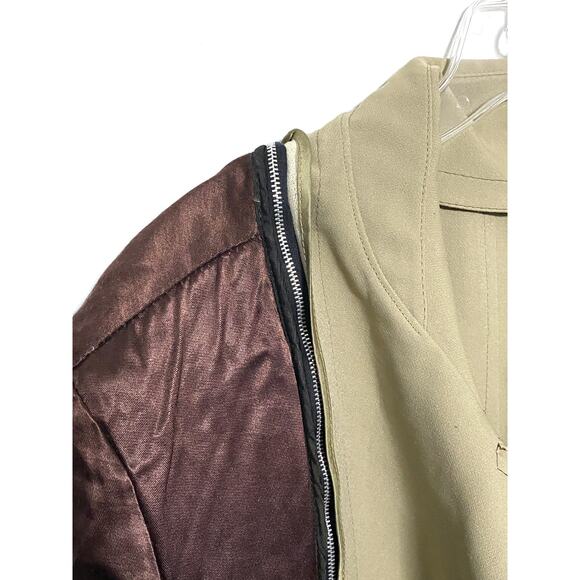 Vintage London Fog Maincoats Raincoat Heavy Lined Trench Coat Mens Size 42R - Picture 8 of 8